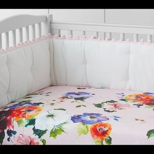 Pottery Barn Kids crib bumper